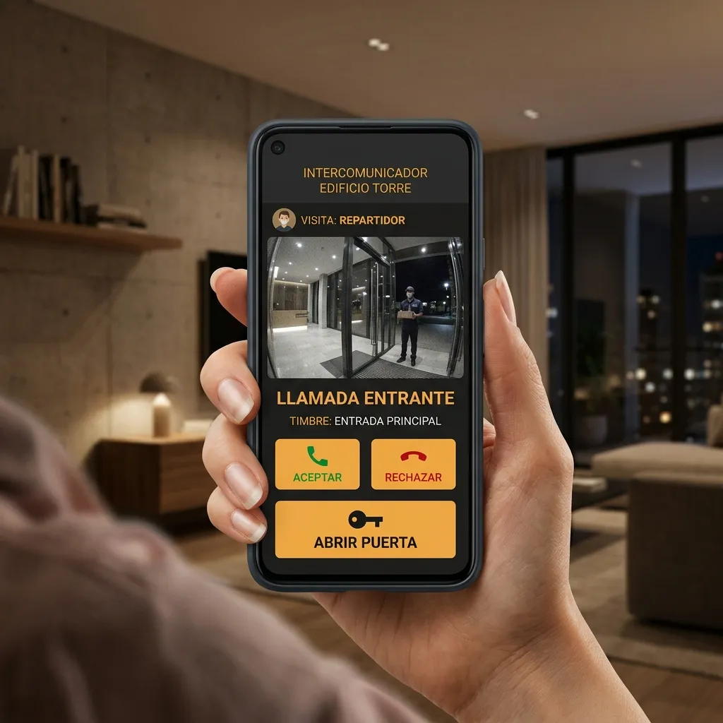 Sistema de citofonía digital para edificios
